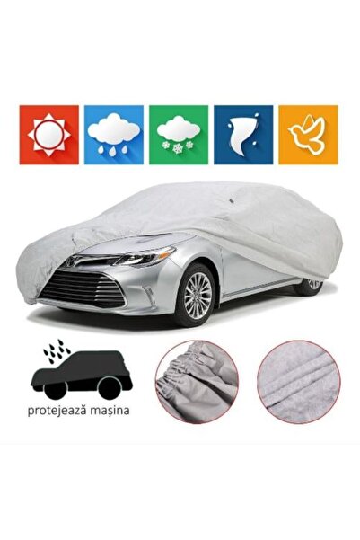 SimpluAcasa Prelată Auto L 480x175x120 cm – Husă Protecție Impermeabilă, Anti...
