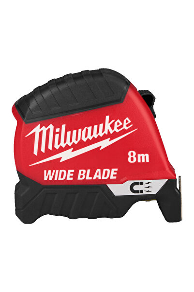 Milwaukee Wide Blade Manyetik Şerit Metre 8m - 4932499209