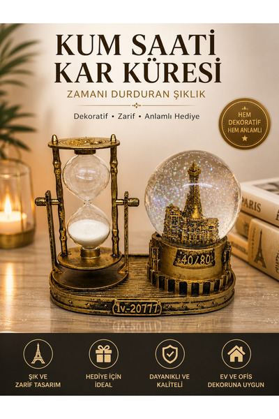 KAR KÜRESİ KUM SAATİ