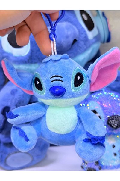 Stitch mavi pelüş anahtarlık