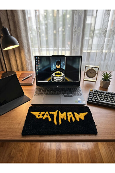 TUFTY FRIENDS Batman Temalı Klavye Destek Altlığı - Klavye Halısı - El Yapımı...