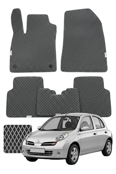Evanotion Nissan Micra 2002-2010 Özelleştirilebilir Premium Eva Oto Paspas Se...