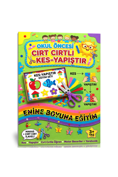 Enine Boyuna Eğitim Preschool Velcro Fastening Set