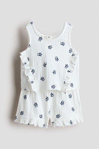 H&M 2 Parçalı Fırfırlı Set