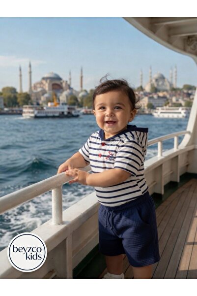 Hippıl Baby 2-Piece Set with Muslin Shorts