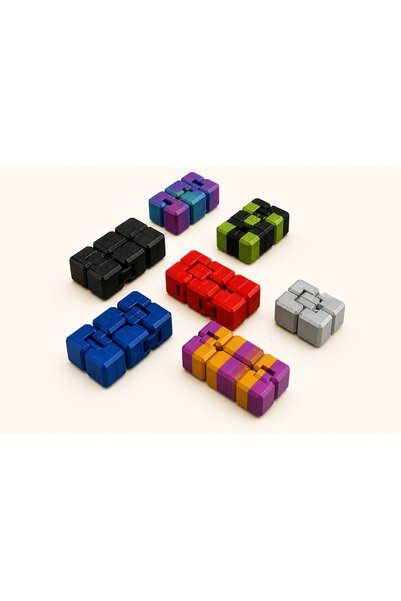 beemade Stress Cubes 3-Pack - Fidget Toy |   Focus Enhancer & Relaxant