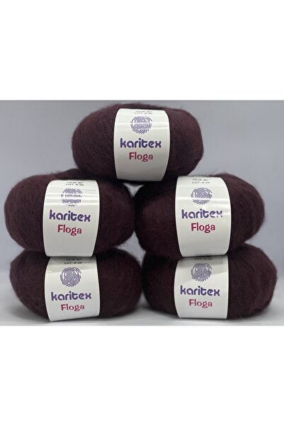 KARİTEX Floga El Örgü İpliği 10'lu paket, 10X50 Gr. 300 Mt. %55 Akrilik %35 P...