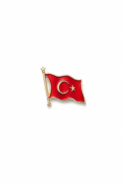 ORNALACE Türk Bayrağı Rozet Broş