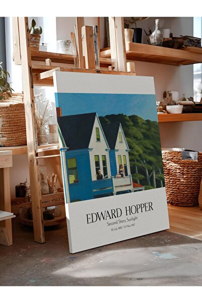 Postifull Edward Hopper - Lumina soarelui din al doilea etaj, Tablou pe pânză...