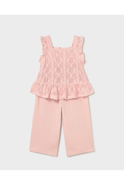 MAYORAL Baby Girl Embroidered Set 6 Months 4 Years Old Pink