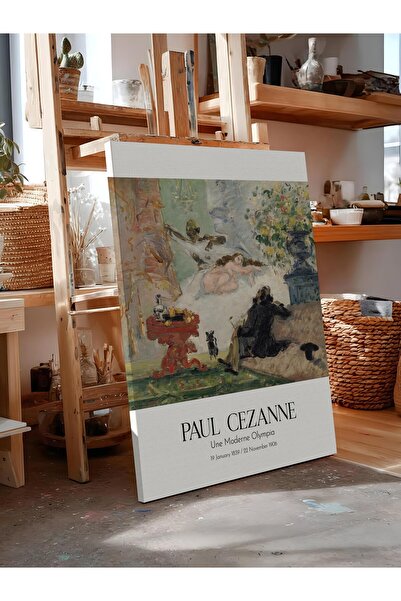 Postifull Paul Cézanne - Olimpia Modernă, Tablou pe pânză, Seria de artă NR:1...