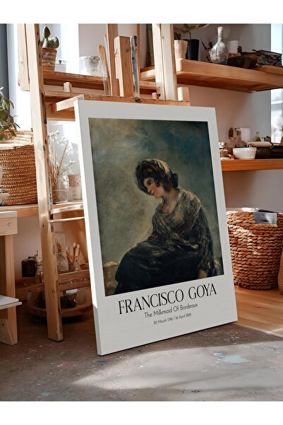 Postifull Francisco Goya - the Milkmaid of Bordeaux, Canvas Print, Art Series...