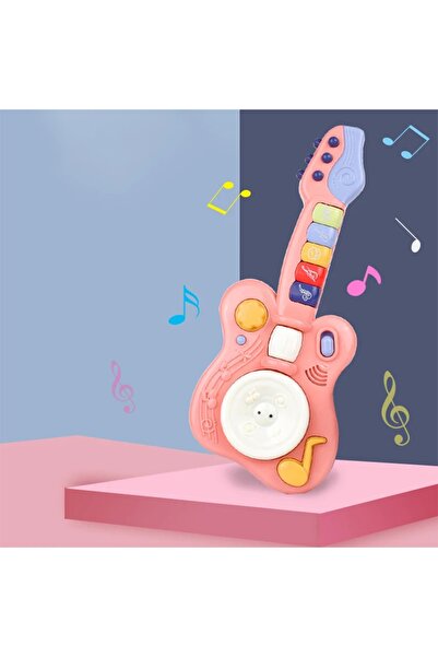 OEM Музикална играчка за бебета Магическа китара розова