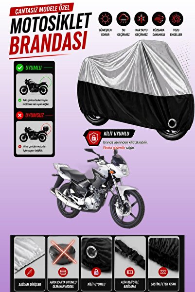 Cemku Twin غطاء محرك ياماها YBR 125 ESD متوافق مع اللون الرمادي العلوي والأسو...