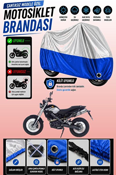 Cemku Twin Top Gray - Bottom Blue Bmw g 650 X Country Compatible Engine Cover...