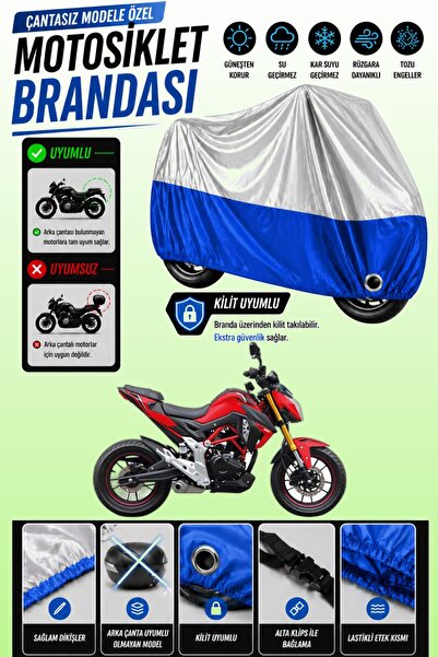 Cemku Twin Top Gray - Bottom Blue Rks Rn 180 Compatible Engine Tarpaulin, Rea...