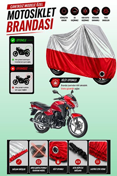 Cemku Twin Top Gray - Bottom Red Kanuni S170T Compatible Engine Tarpaulin, Re...