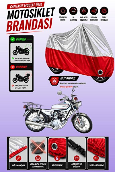 Cemku Twin Top Gray - Bottom Red Kuba Cheetah 100R Compatible Engine Cover, R...