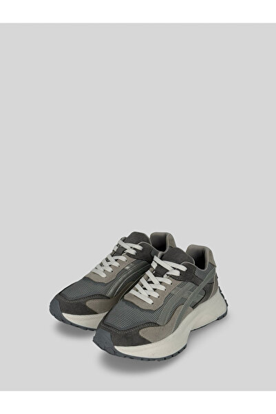 Eysha Cyra Pantofi sport casual pentru femei, cu detaliu argintiu, talpă groa...