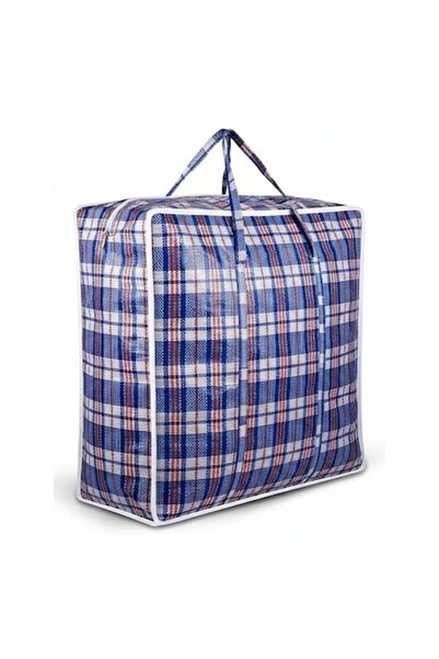 OEM Geantă de voiaj cu fermoar, imprimeu în carouri, 70x65x25cm