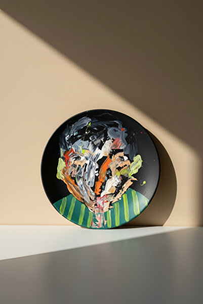 ARİENEL Echoes Series |   Decorative Ceramic Wall Plate |   30 cm |   Signatu...