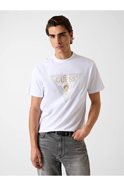 Guess Üçgen logolu T-Shirt