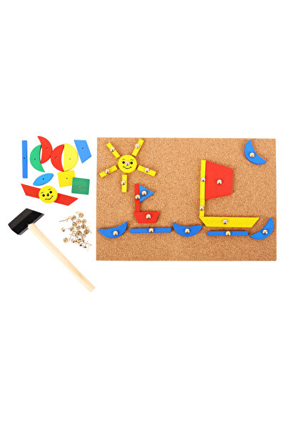 BIGJIGS Toys Творчески комплект - Дървени форми