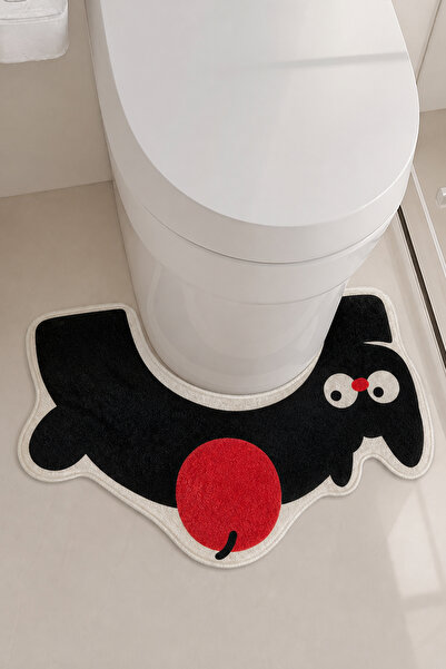 Chiliai Home 40x70 cm Dijital Kaymaz Yıkanabilir Banyo Paspası Banyo Paspas T...
