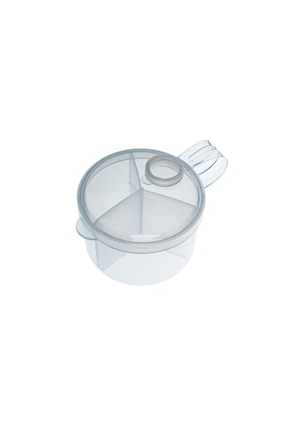 Babyjem Recipient pentru lapte praf cu 3 compartimente (Culoare: Alb)