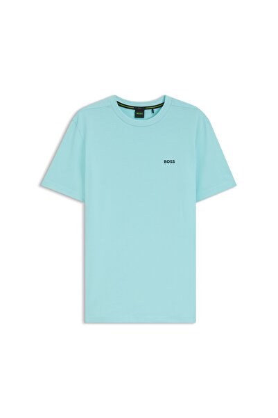 BOSS Logo Detaylı Esnek Pamuk T-shirt