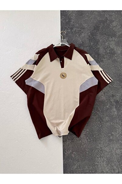 KUN SPORTSWEAR تيشيرت بتصميم عتيق وريترو وعصري، ذو ألوان مميزة، مقاس كبير