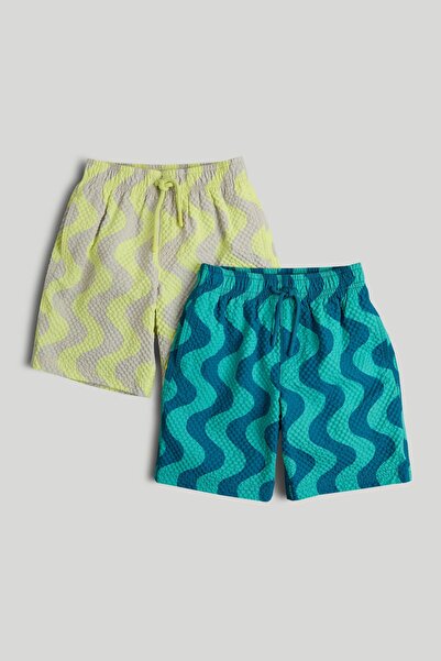 MOTHERCARE 2 Pack Waffle Swim Shorts