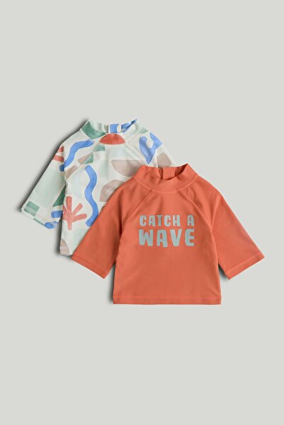 MOTHERCARE 2 Pack Sunsafe UPF50+ Rash Vests
