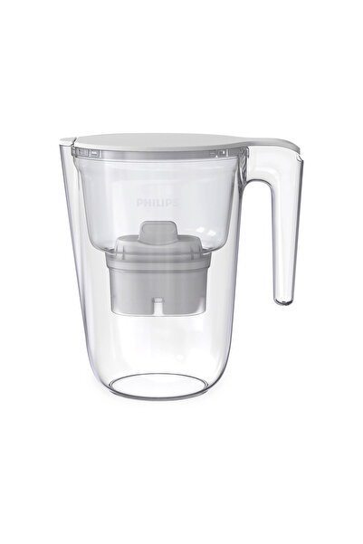Philips Κανάτα AWP2937WHT Micro X-Clean Λευκή Πλαστική Με Καπάκι 3400ml