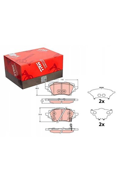 TRW Toyota Corolla 1.5VVTi 2021-2026 Arka Balata NETPAR2344 (M15A)