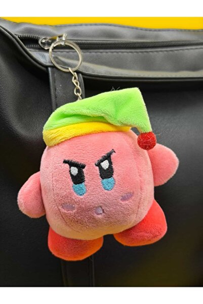 ANAHTARLIKCIM sevimli Kirby peluş anahtarlık