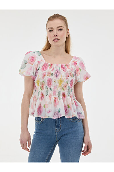 ORSAY Pink women's patterned blouse