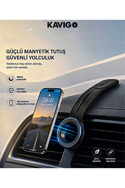 kawigo Manyetik Araç Telefon Tutucu Katlanabilir 360° Döner Güçlü Mıknatıslı ...