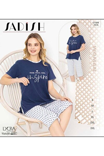 trendgiyimm Women's Kisakol Pajama Set Capri