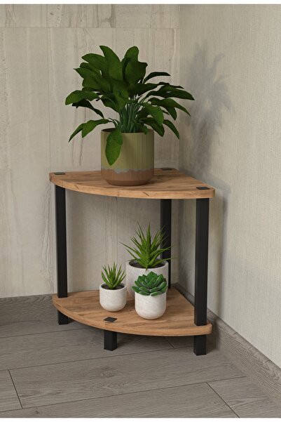 Remaks FLORA 2 RAFLI MOBLEN ÇİÇEKLİK SAKSILIK BALKON BAHÇE DEKOR RAF STAND-AT...