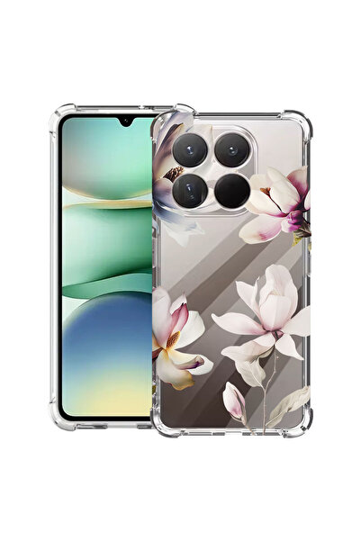 bestcase Husă Antișoc pentru Xiaomi 15T Pro, Design Floral Magnolie, 2100001 ...