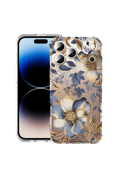 bestcase Husă Antișoc pentru Apple iPhone 17 Pro, Florală - cu flori de magno...