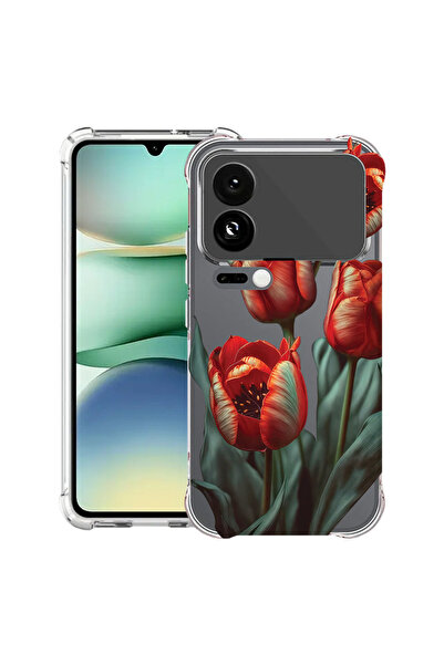 bestcase Husă Antișoc pentru Xiaomi 17 Pro, Florală - Lalea Roșie, 2099997 AS...