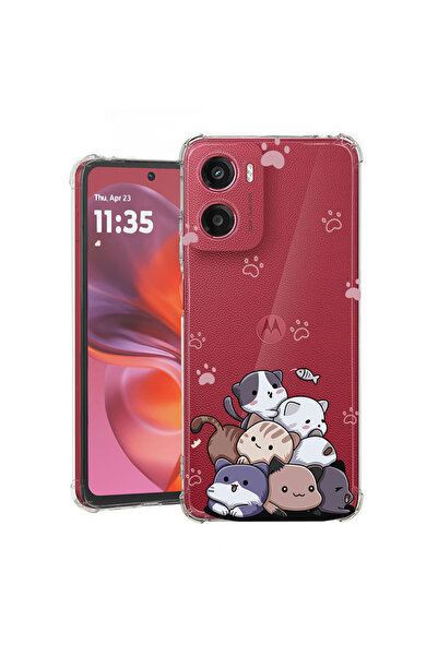 bestcase Противоударен калъф за Motorola Moto G06, Бебешки котенца, 2078499 A...