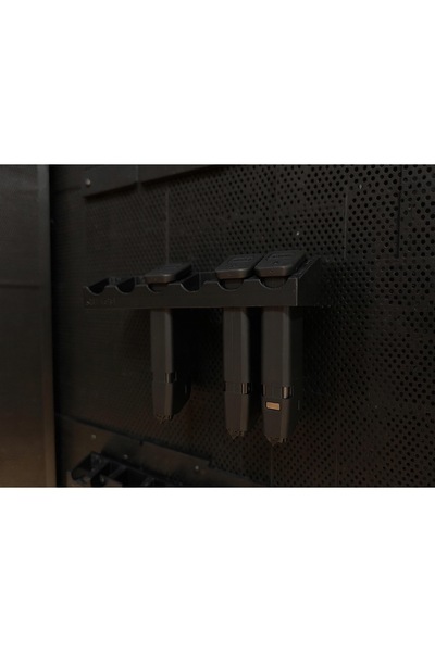 Print Zone Glock 17 ve 19 Uyumlu Duvara Monte Mühimmat Tutucu - 6 Bölmeli