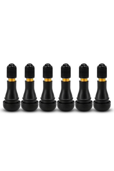 Generic TR414 Tire Valve Stem Rubber Brass Tubeless Valve for Car Bike Truck ...