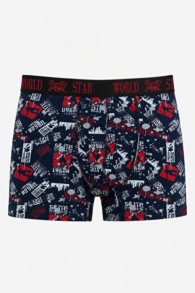 Gambocci Men's 95% Cotton Patterned Textile Breathable Comfortable Fabric Und...