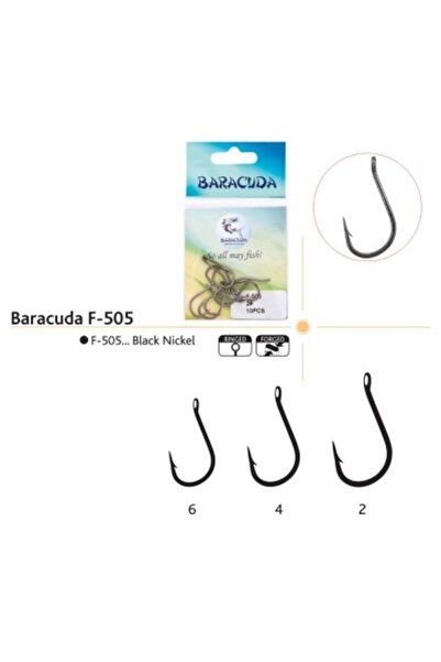 Baracuda F-505 needle/hook set, 10 pcs/bag 6