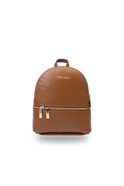 TORO NERO Rucsac din piele maro pentru femei Teen Spirit