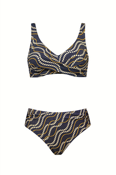 Charmline Z1-Charmline Marina Luxe Kadın Bikini Takımı Çok Renkli